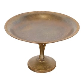 Tiffany Studios New York Bronze Pedestal Bowl or Compote Dish