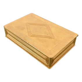 Tiffany Studios New York Graduate Pattern Bronze Doré Box