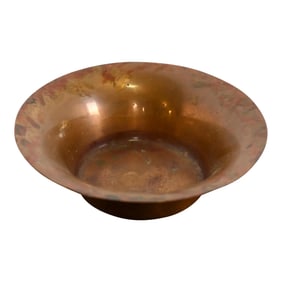 Joseph Heinrichs Arts and Crafts Bronze Bowl