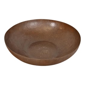 Roycroft Arts & Crafts Hammered Copper Large Bowl