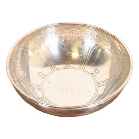 Tiffany & Co. Art Deco Sterling Silver Fruit Bowl or Centerpiece Bowl