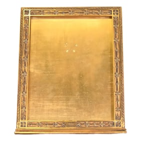 Tiffany & Co. New York Art Nouveau Bronze Doré Large Picture Frame