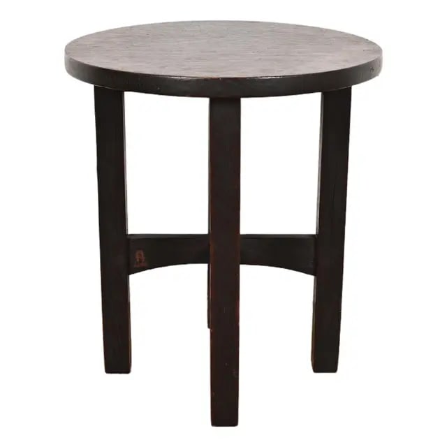 Gustav Stickley Antique Mission Oak Arts & Crafts Tabouret Side Table, Circa 1905 (1 of 8)