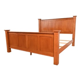 Stickley Style Mission Oak Arts & Crafts King Size Bed