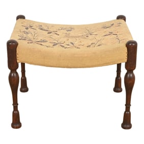 Early Gustav Stickley "India Seat" Stool or Ottoman, Circa 1900