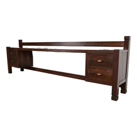 Klaus Rausch Mid-Century Brutalist Geometric Monumental Console Table, 1960s