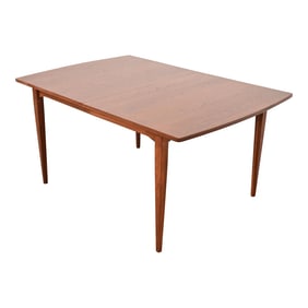Kipp Stewart for Drexel Declaration Walnut Extension Dining Table, Newly Refinished