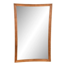 Broyhill Sculptra Mid-Century Modern Walnut Framed Wall Mirror, 1960s