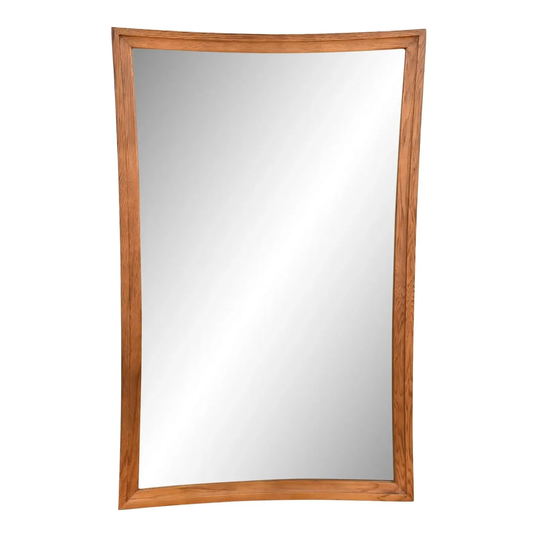 Broyhill Sculptra Mid-Century Modern Walnut Framed Wall Mirror, 1960s (1 of 9)