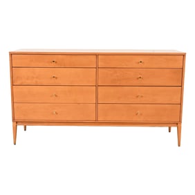 Paul McCobb Planner Group Mid-Century Modern Solid Birch Dresser, Newly Refinished