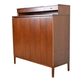 Paul McCobb Irwin Collection Walnut Gentleman's Chest, Newly Refinished