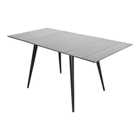 Paul McCobb Planner Group Mid-Century Modern Black Lacquered Extension Dining Table