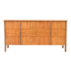 John Widdicomb Mid-Century Modern Walnut and Rosewood Dresser, 1960s