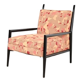 Paul McCobb Planner Group Ebonized and Upholstered Lounge Chair, 1950s