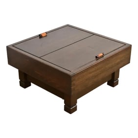 Klaus Rausch Mid-Century Brutalist Geometric Storage Coffee Table, 1960s