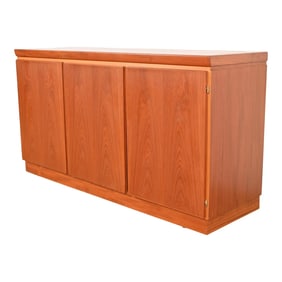 Skovby Danish Modern Teak Sideboard or Bar Cabinet, Circa 1970s