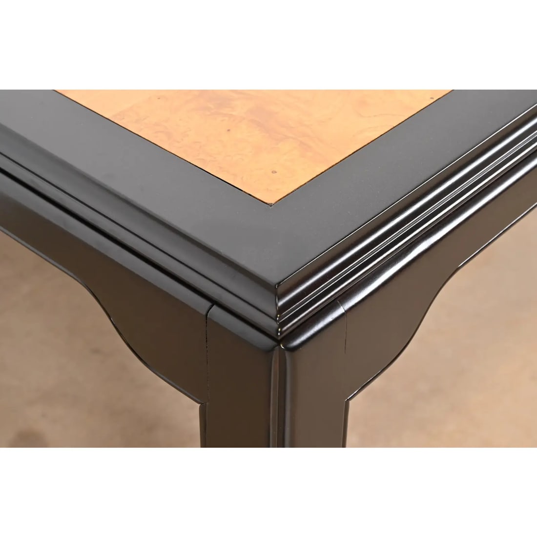 Raymond Sobota for Century Furniture Hollywood Regency Burl Wood Extension Dining Table - 10