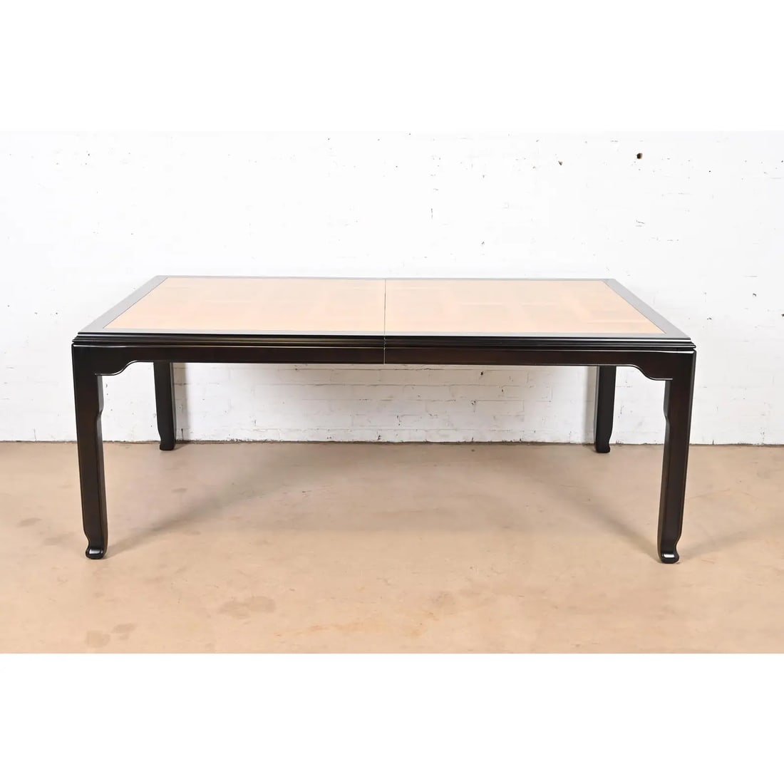 Raymond Sobota for Century Furniture Hollywood Regency Burl Wood Extension Dining Table - 6