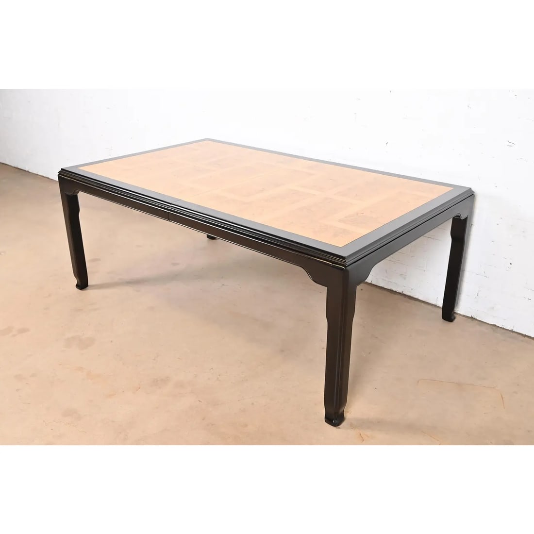 Raymond Sobota for Century Furniture Hollywood Regency Burl Wood Extension Dining Table - 7