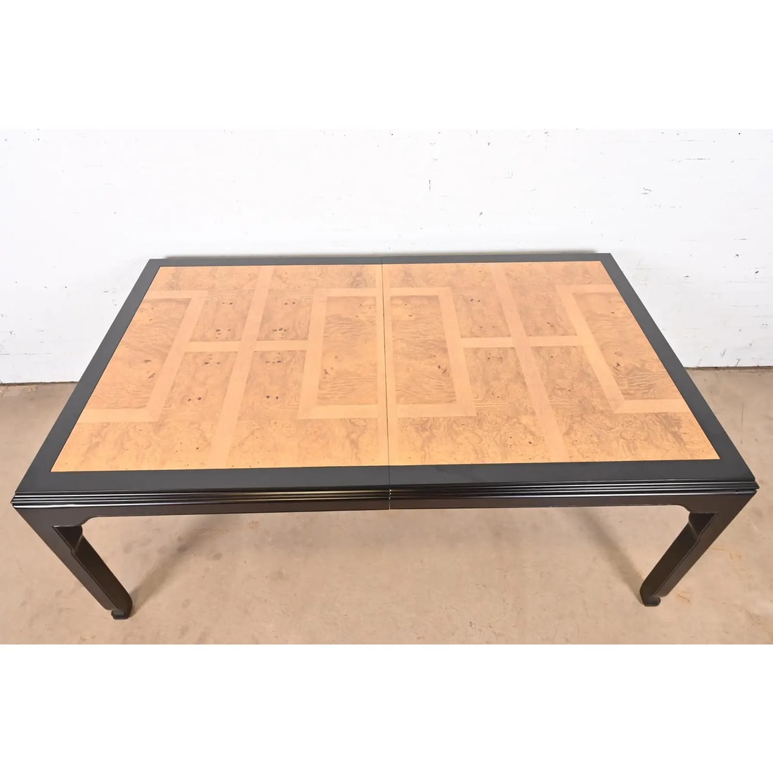 Raymond Sobota for Century Furniture Hollywood Regency Burl Wood Extension Dining Table - 8