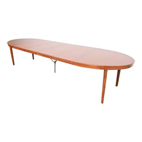 H. W. Klein for Bramin Møbler Danish Modern Teak Extension Dining Table, Newly Refinished