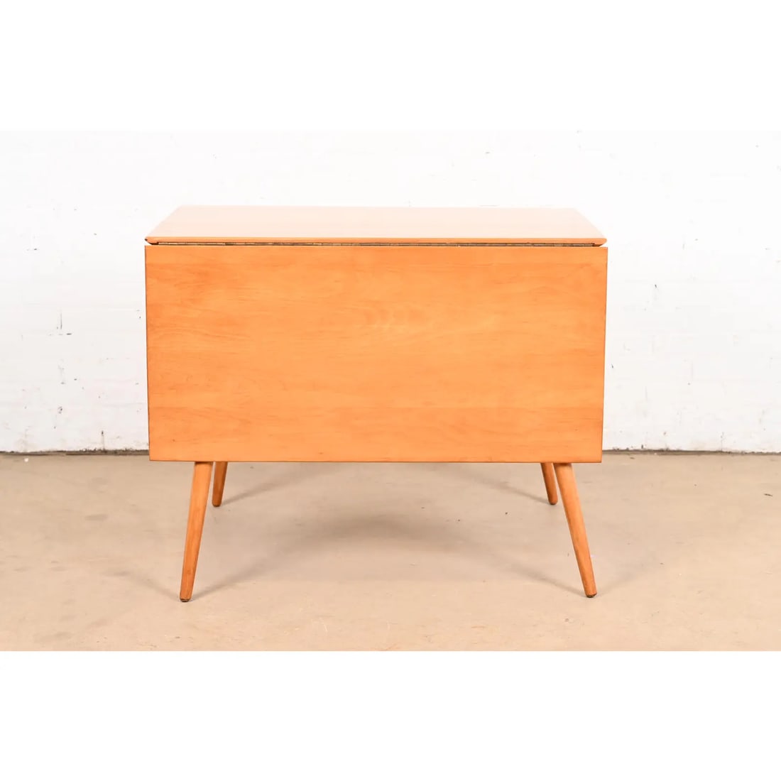 Paul McCobb Planner Group Solid Maple Drop Leaf Dining Table, 1950s - 11