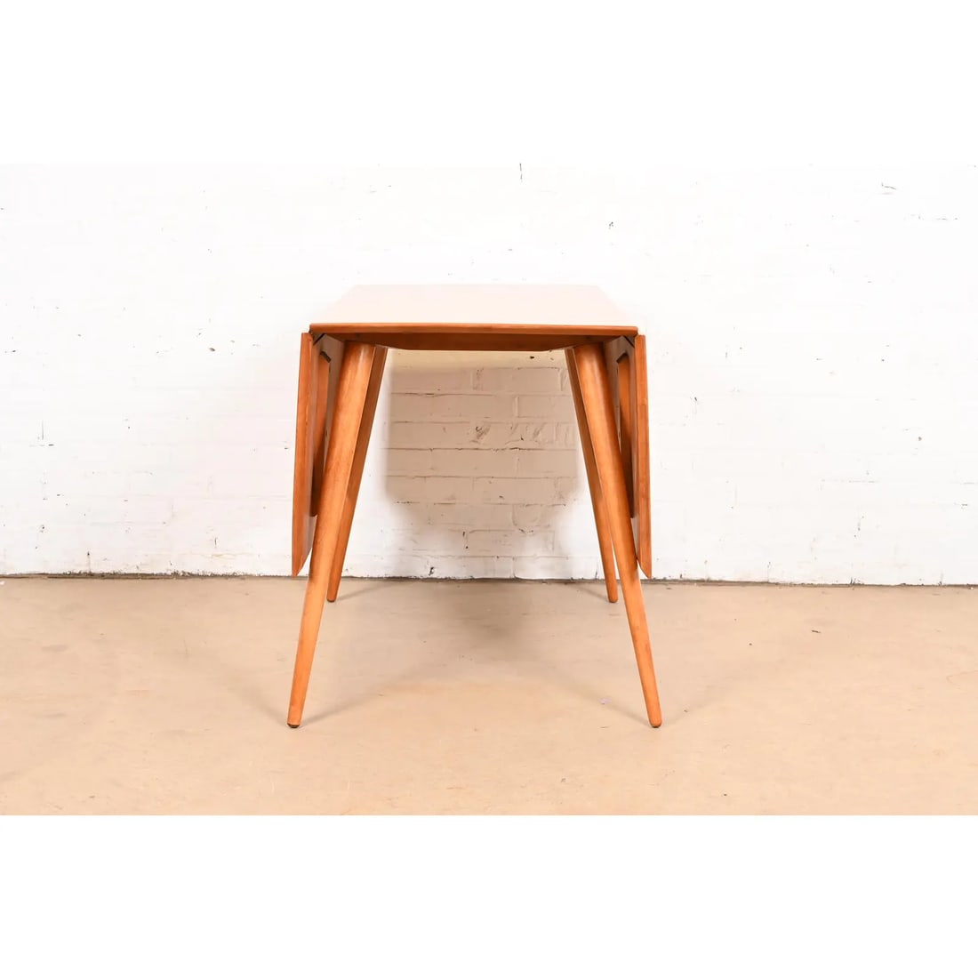 Paul McCobb Planner Group Solid Maple Drop Leaf Dining Table, 1950s - 8