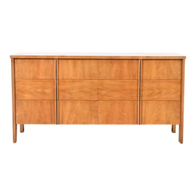 John Widdicomb Mid-Century Modern Walnut and Rosewood Dresser, 1960s