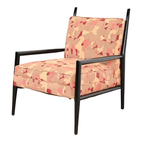Paul McCobb Planner Group Ebonized and Upholstered Lounge Chair, 1950s