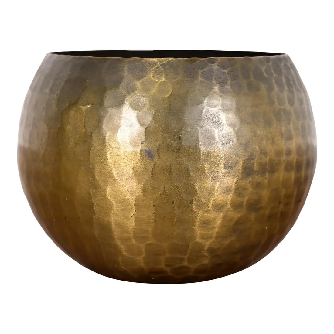 Roycroft Antique Arts & Crafts Brass Over Hammered Copper Small Bowl or Vase, Circa 1920s (1 of 8)