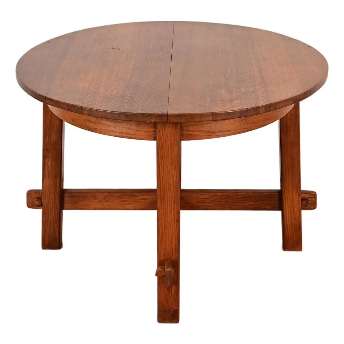 Stickley Style Mission Oak Arts & Crafts Extension Dining Table (1 of 13)