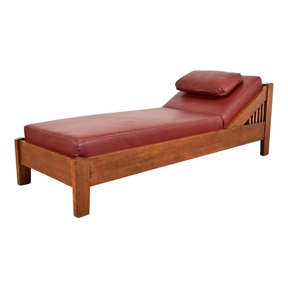 Stickley Brothers Style Antique Mission Oak Arts & Crafts Daybed, Circa 1910 (1 of 13)