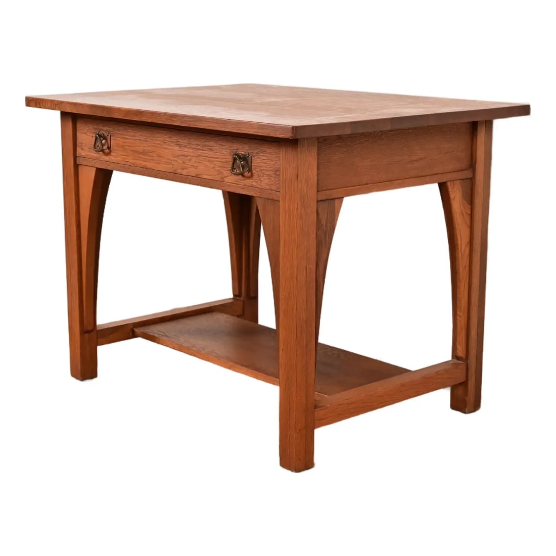 Limbert Antique Mission Oak Arts & Crafts Desk or Library Table, Circa 1910 (1 of 14)