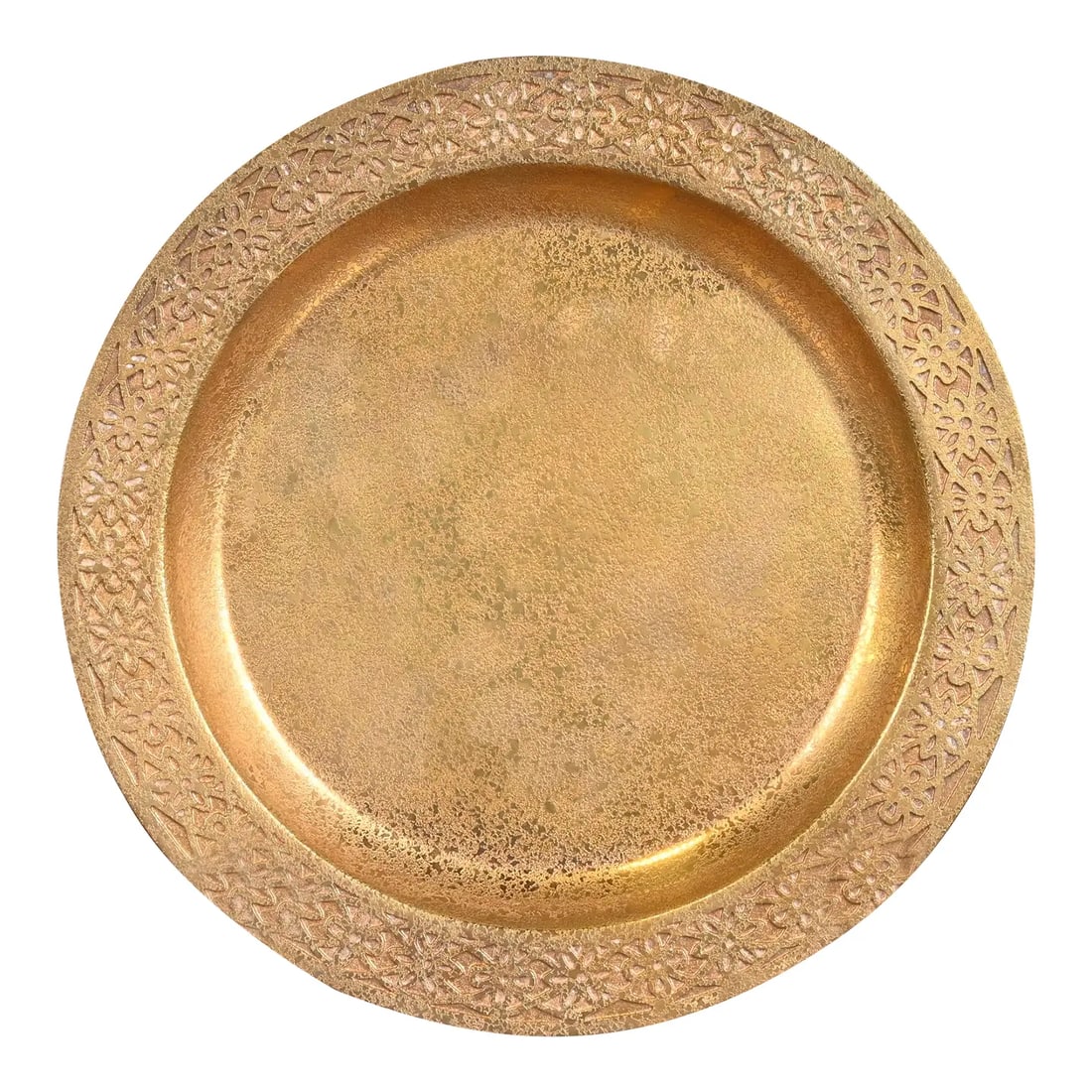 Tiffany Studios New York Bronze Doré Plate or Charger (1 of 8)