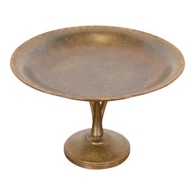 Tiffany Studios New York Bronze Pedestal Bowl or Compote Dish