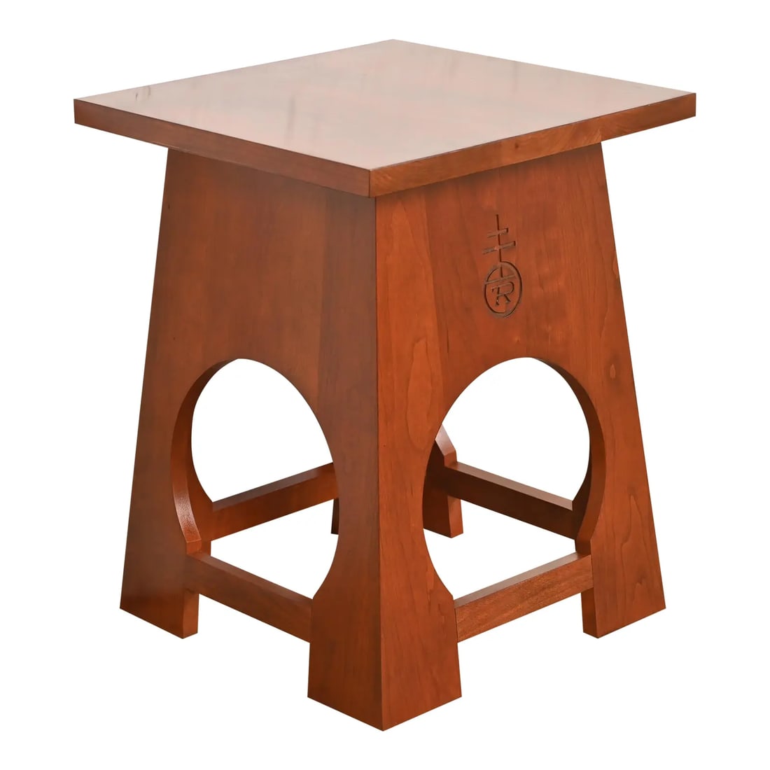 Roycroft Arts & Crafts Cherry Wood Tabouret by Stickley (1 of 12)
