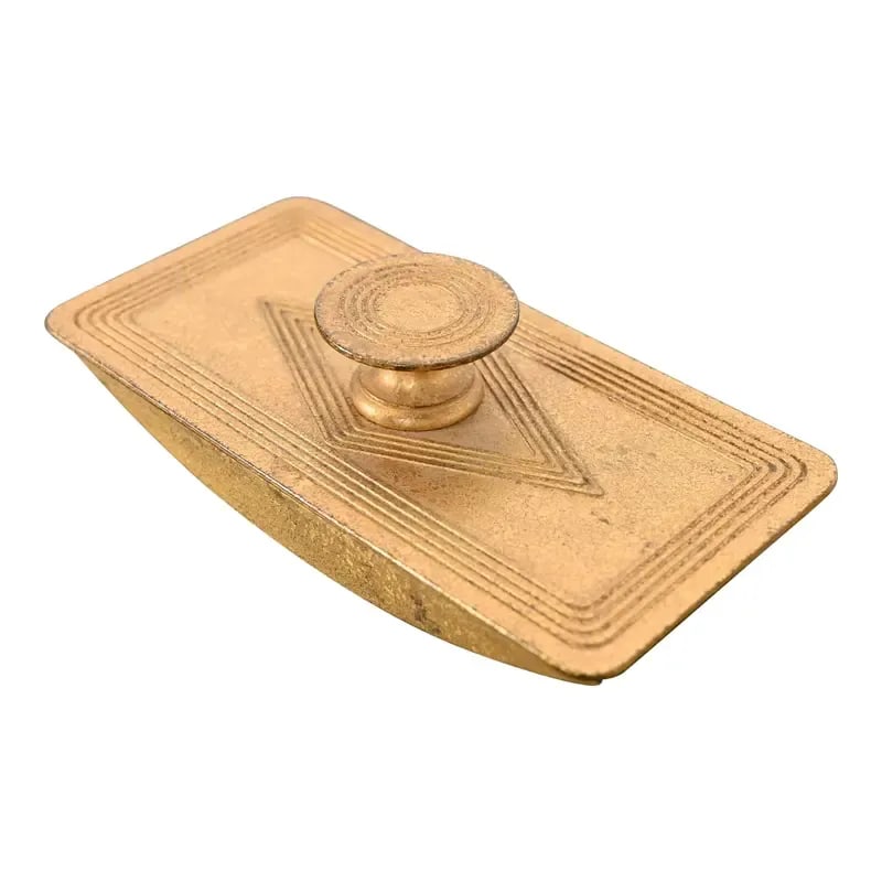 Tiffany Studios New York Graduate Bronze Doré Rocker Blotter (1 of 11)