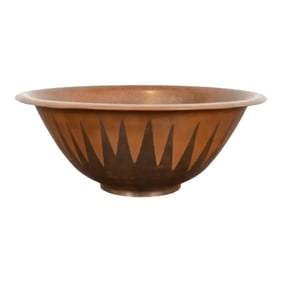 Roycroft Arts & Crafts Copper and Bronze Fruit Bowl or Center Bowl