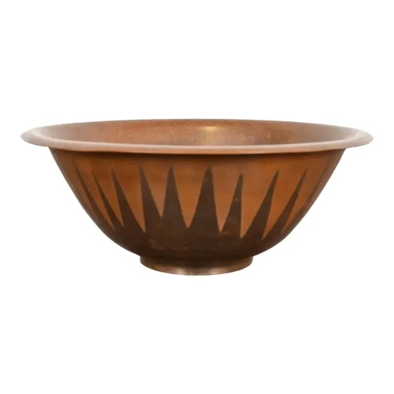 Roycroft Arts & Crafts Copper and Bronze Fruit Bowl or Center Bowl (1 of 9)