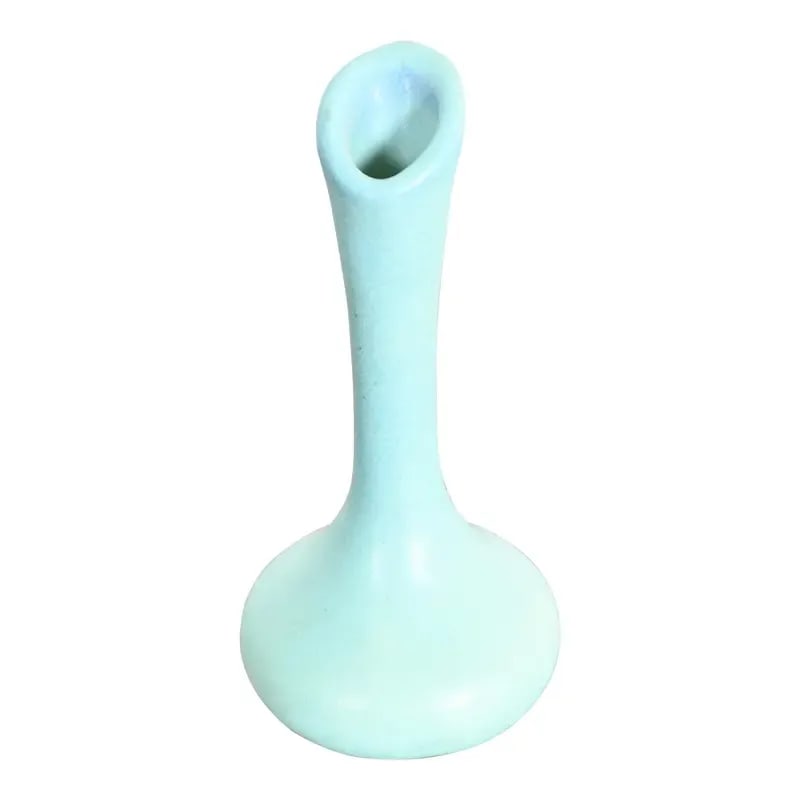 Van Briggle Arts & Crafts Turquoise Glazed Ceramic Bud Vase (1 of 12)