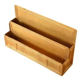 Tiffany Studios New York Graduate Bronze Doré Letter Rack