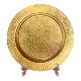 Tiffany Studios New York Bronze Doré Plate