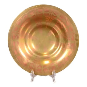 Tiffany & Co. Copper on Gilt Bronze Decorative Shallow Bowl, Circa 1900