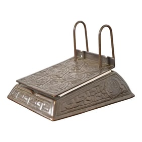 Tiffany Studios New York Zodiac Bronze Perpetual Desk Calendar, Circa 1910