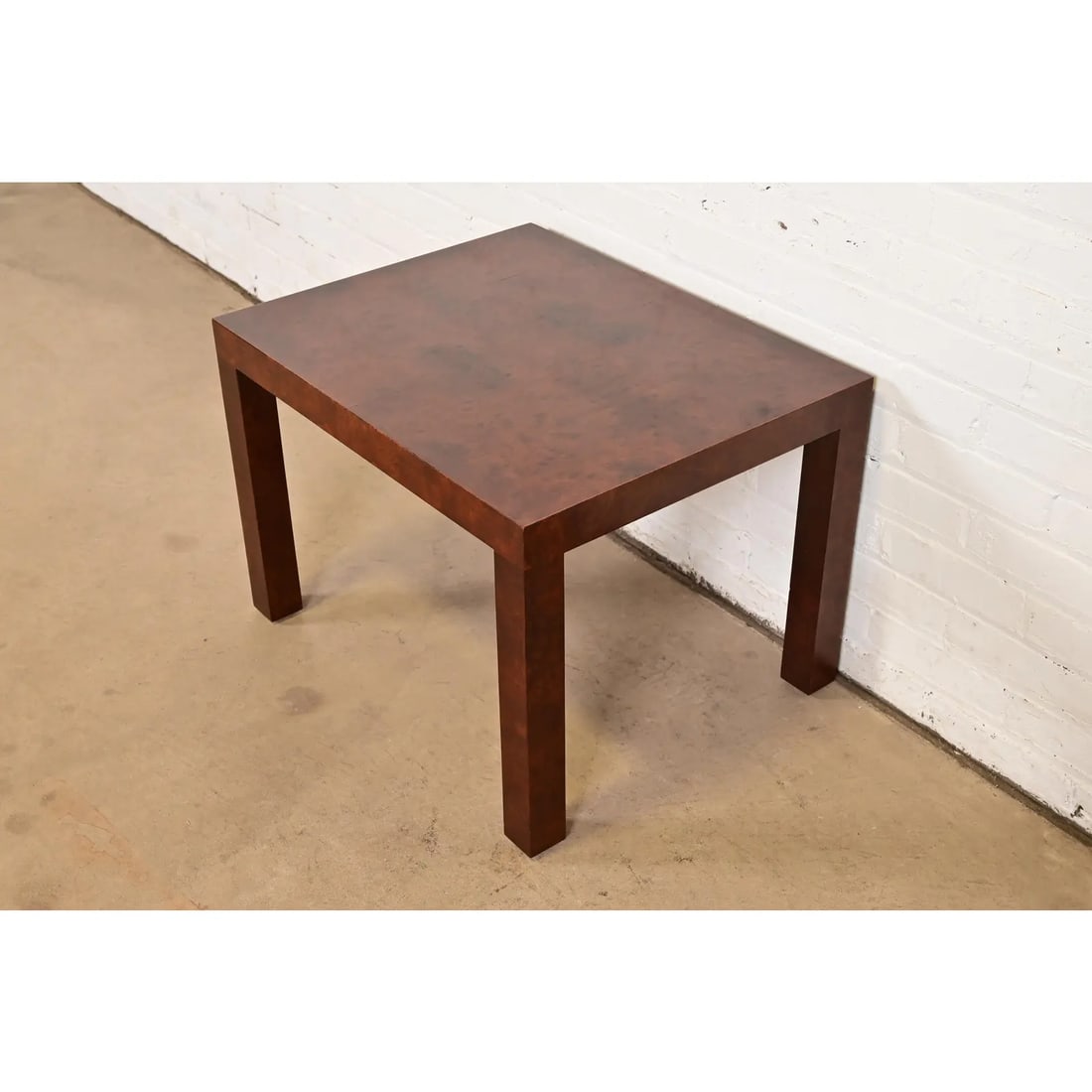 Paul Evans for Directional Mid-Century Modern Burl Wood Parsons Side Table, 1960s - 10