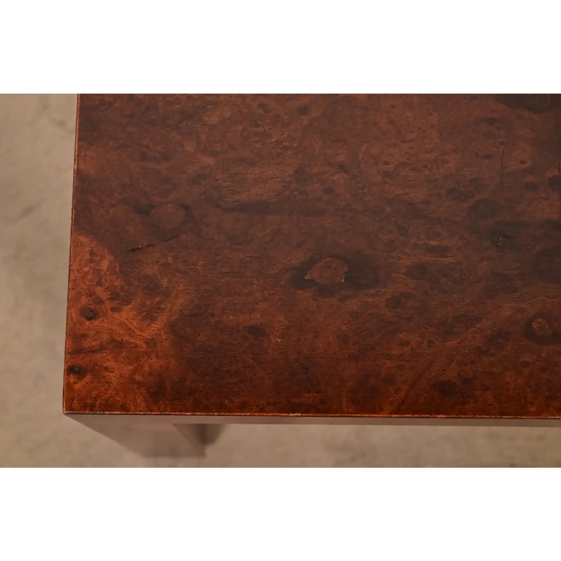 Paul Evans for Directional Mid-Century Modern Burl Wood Parsons Side Table, 1960s - 6