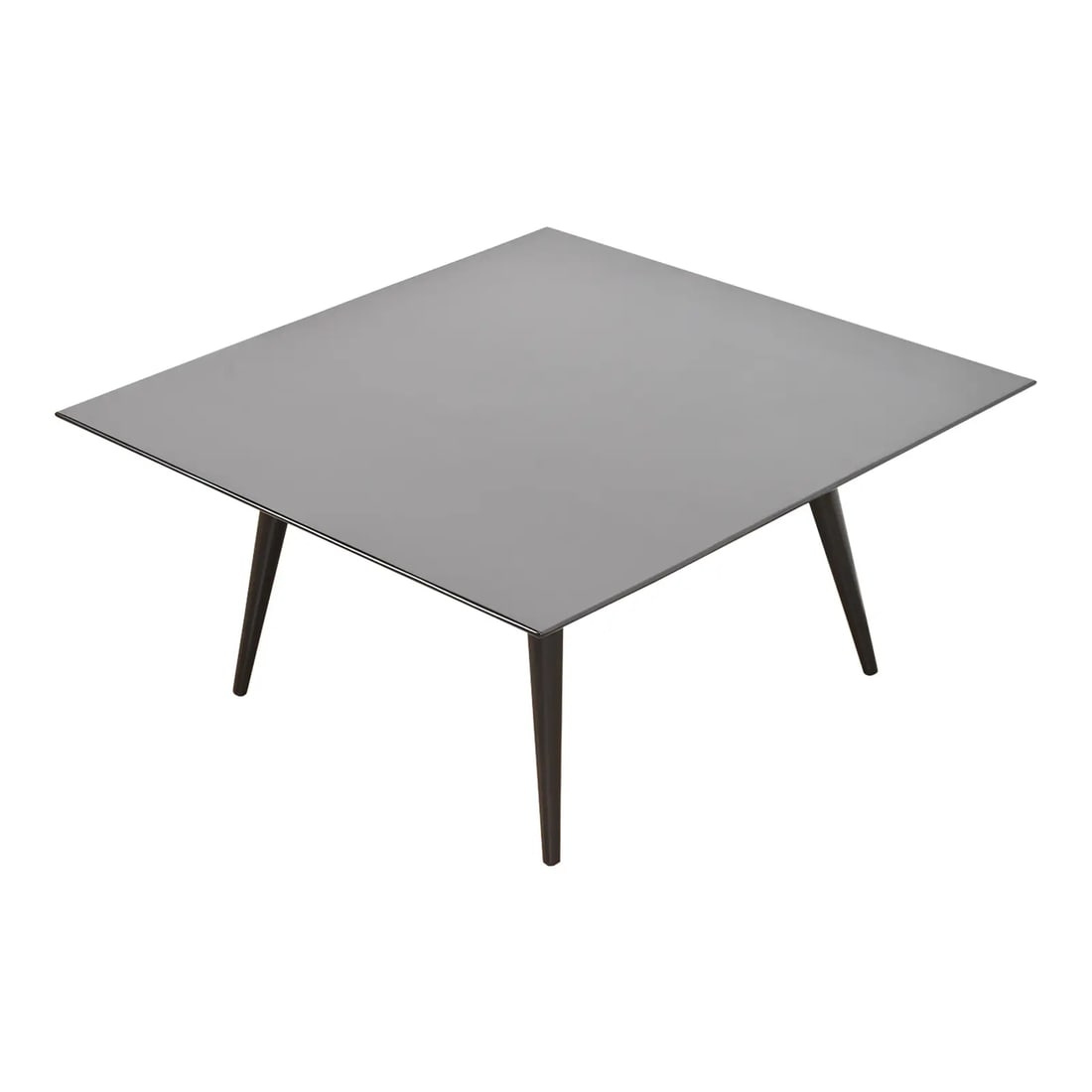 Paul McCobb Planner Group Black Lacquered Square Coffee Table, Newly Refinished (1 of 10)