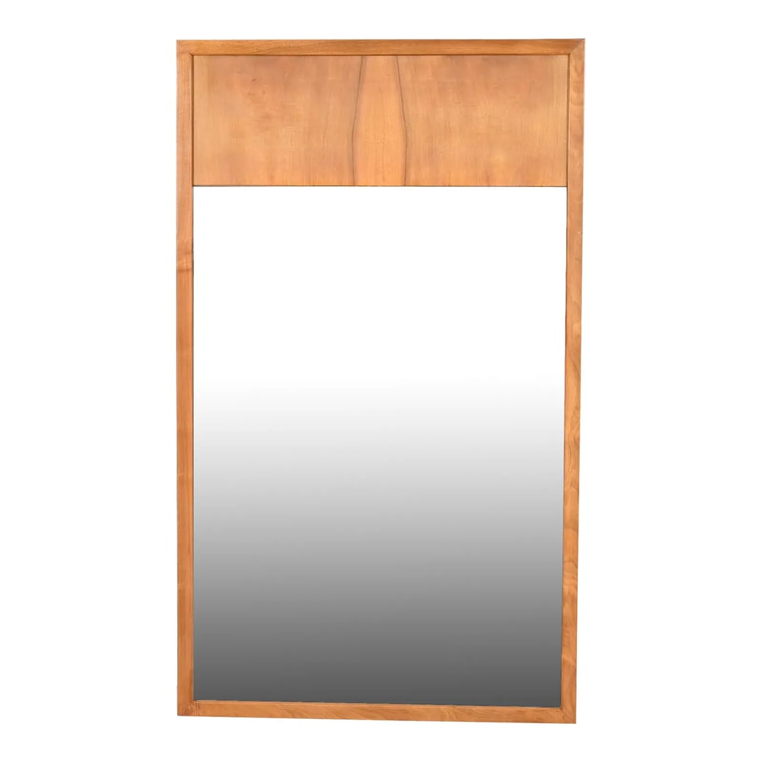 John Widdicomb Mid-Century Modern Walnut Large Wall Mirror, Circa 1960s (1 of 8)