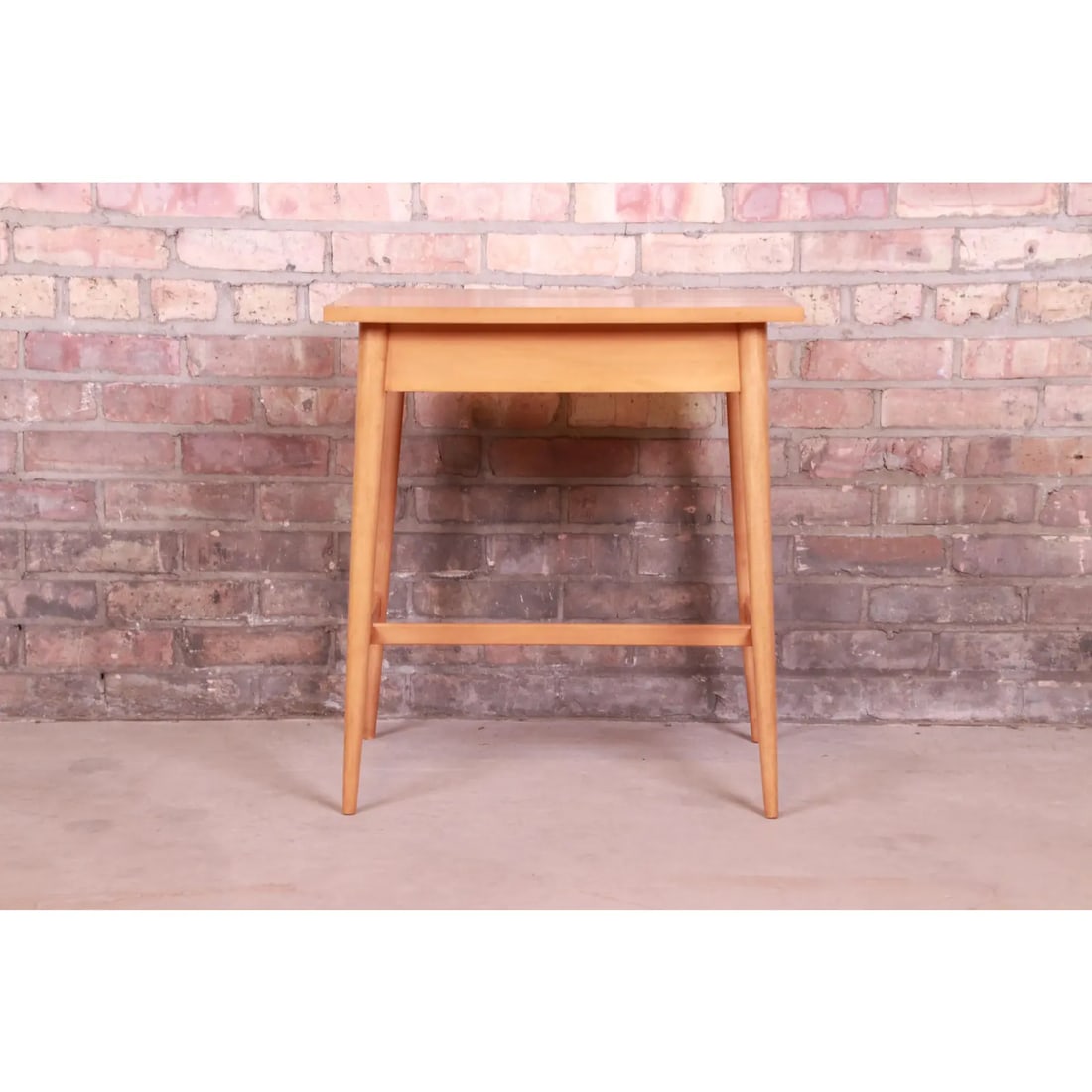 Paul McCobb Planner Group Solid Maple Nightstand, Newly Refinished - 10