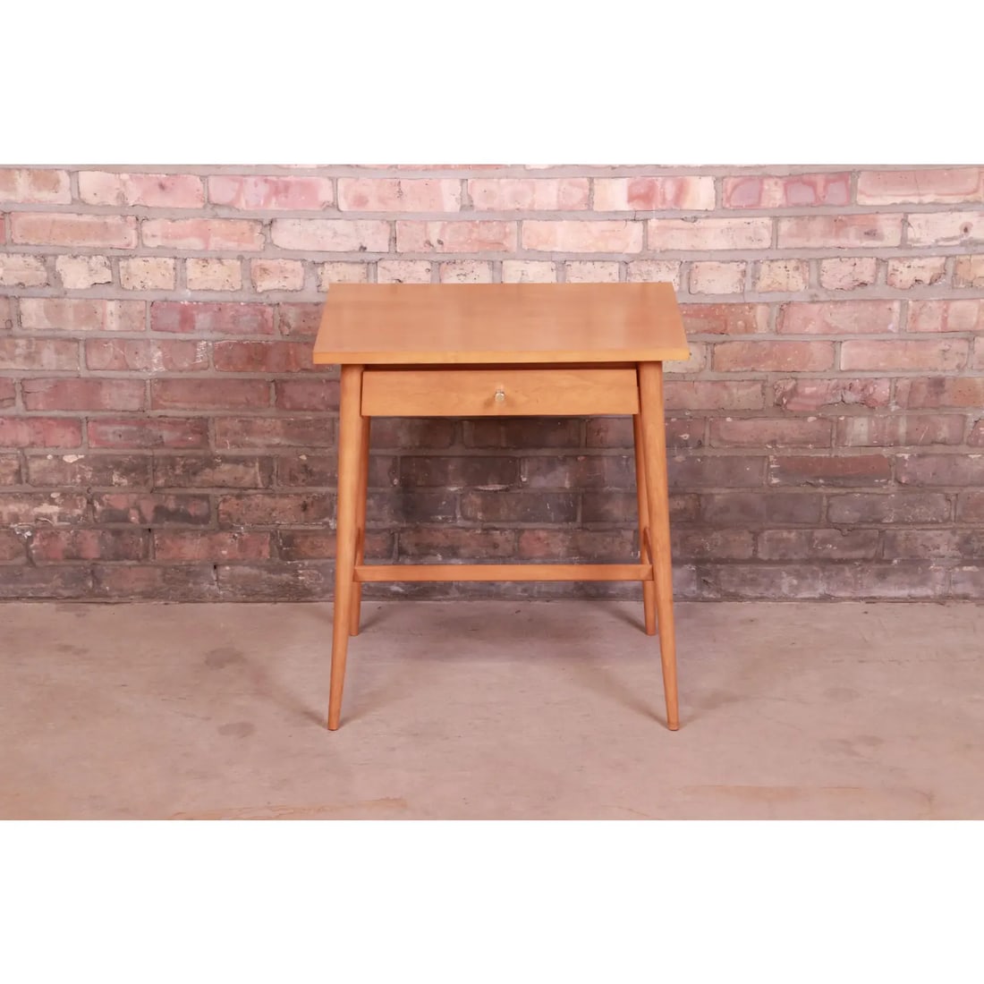 Paul McCobb Planner Group Solid Maple Nightstand, Newly Refinished - 4